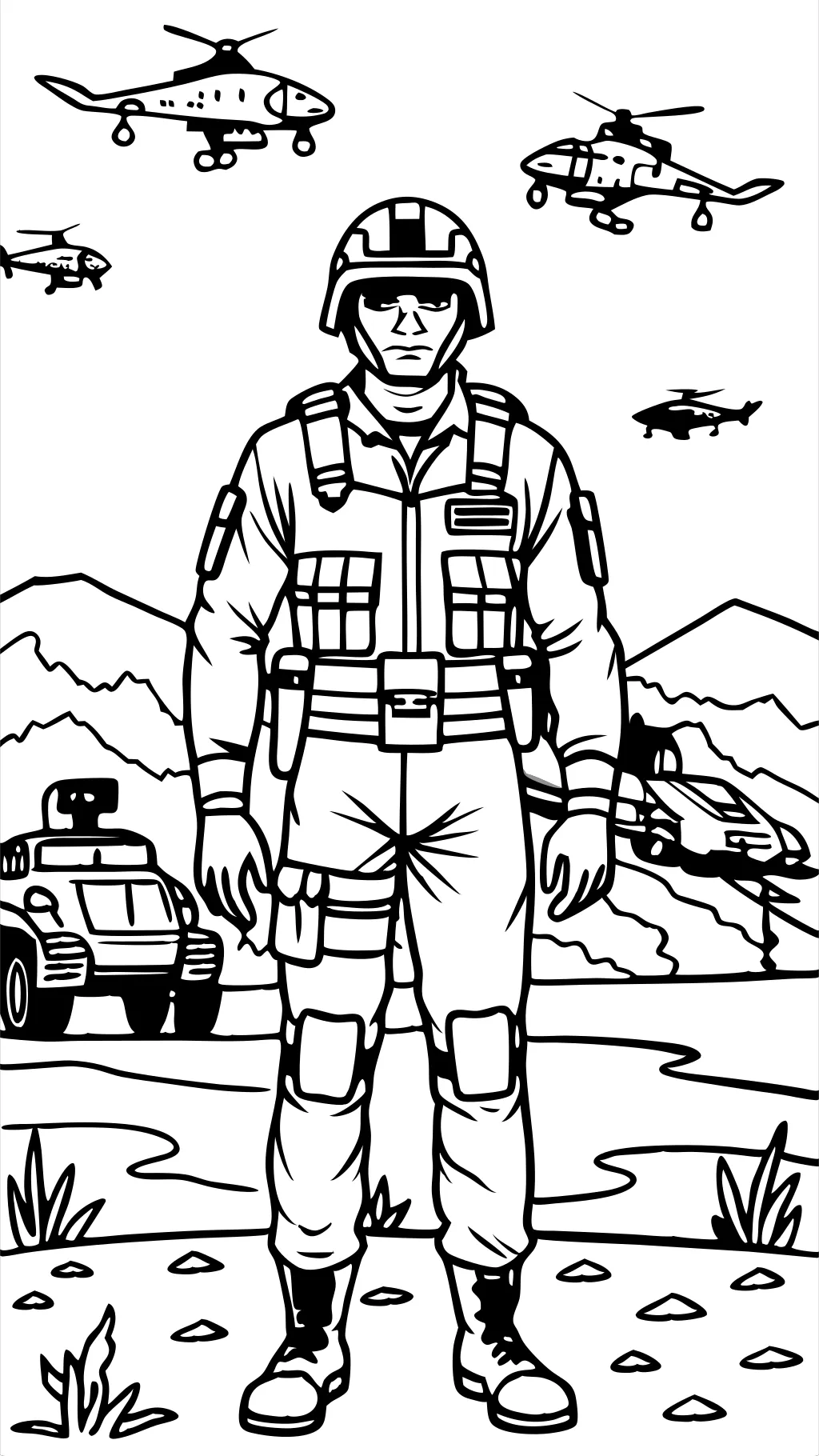 army guy coloring pages